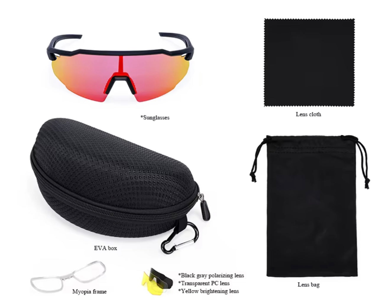 Baseball Sunglasses Sport Polarized Lens