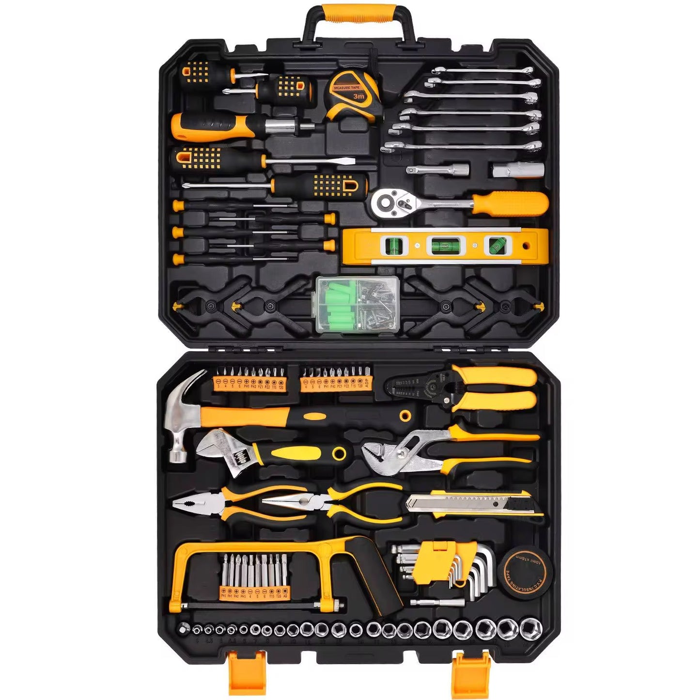 168pcs Basic Household Home Repair Tool Set Truck Tool Kit