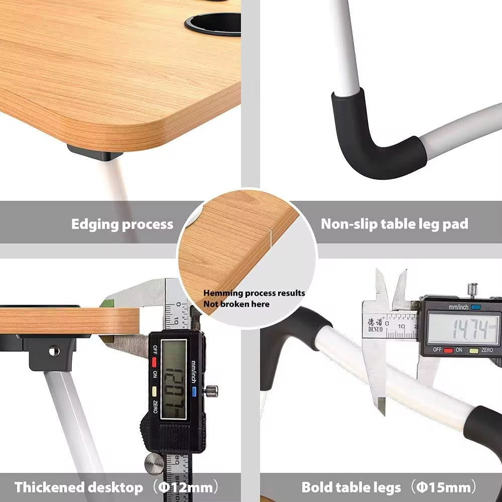 Wood Home Office Folding Desk with USB